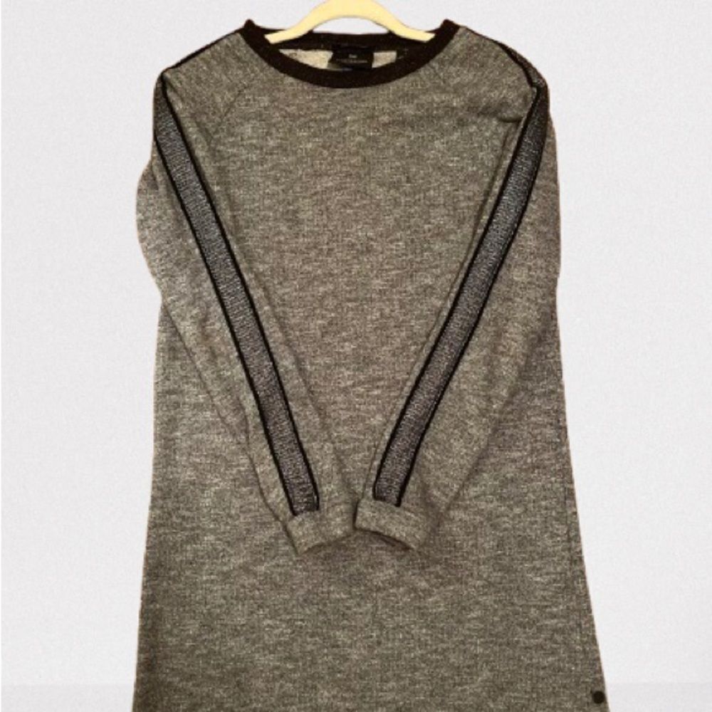 Scotch & Soda Gray Sweater Dress